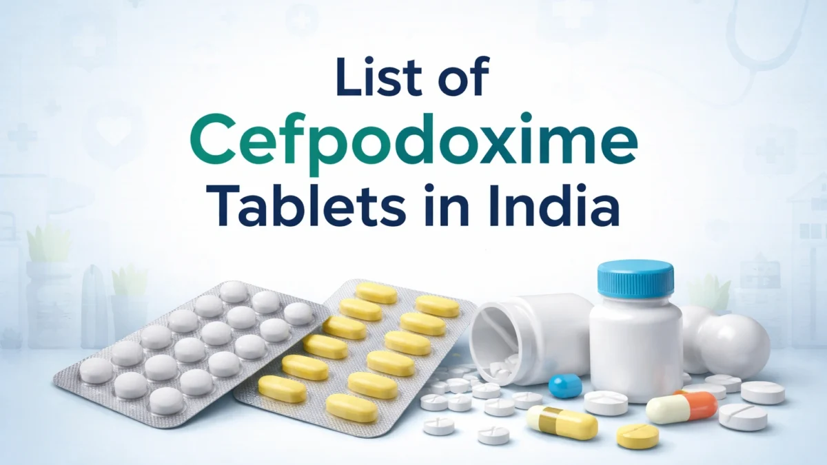 List of Cefpodoxime Tablets in India